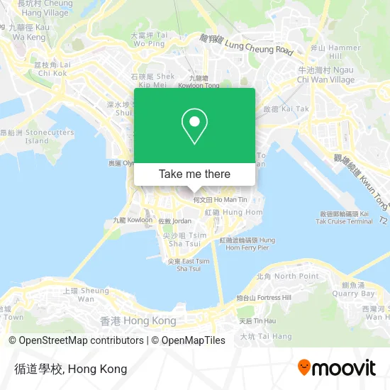 循道學校 map