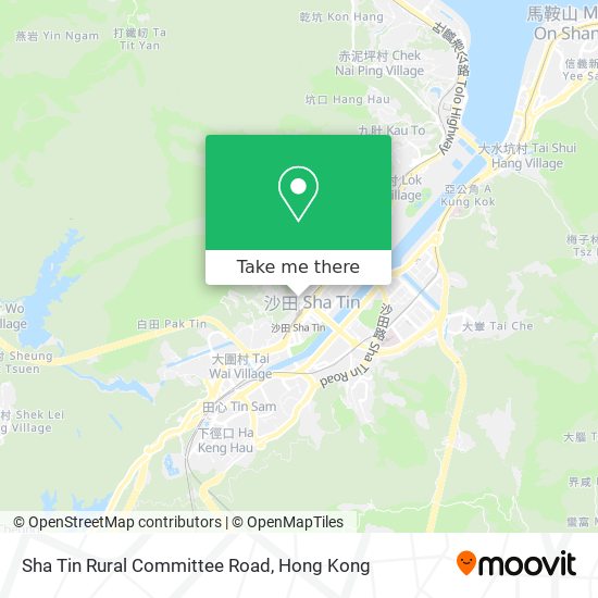 Sha Tin Rural Committee Road map