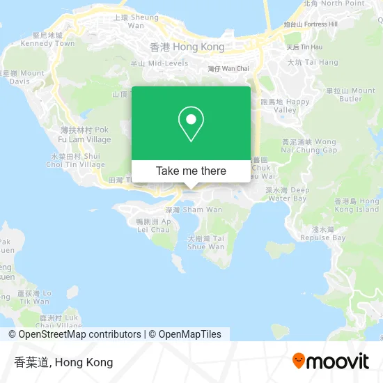 香葉道地圖