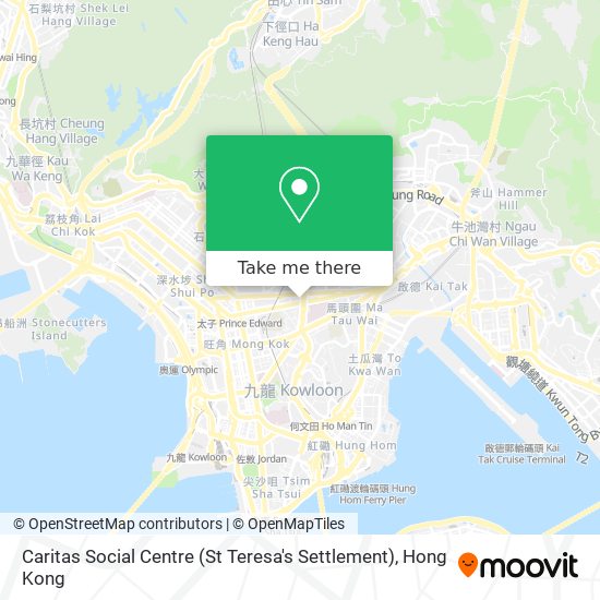Caritas Social Centre (St Teresa's Settlement) map