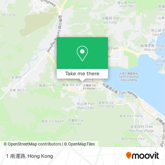 1 南運路地圖
