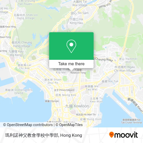 瑪利諾神父教會學校中學部地圖