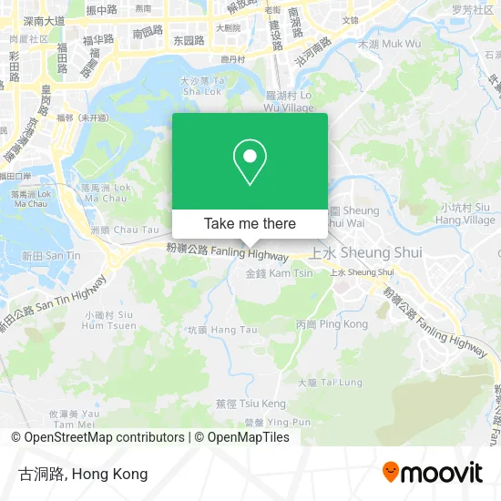古洞路地圖