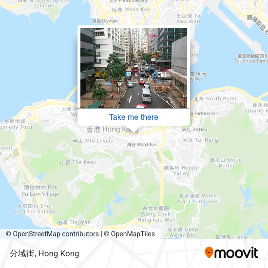 分域街 map