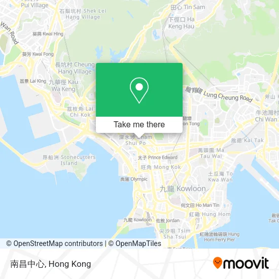 南昌中心地圖