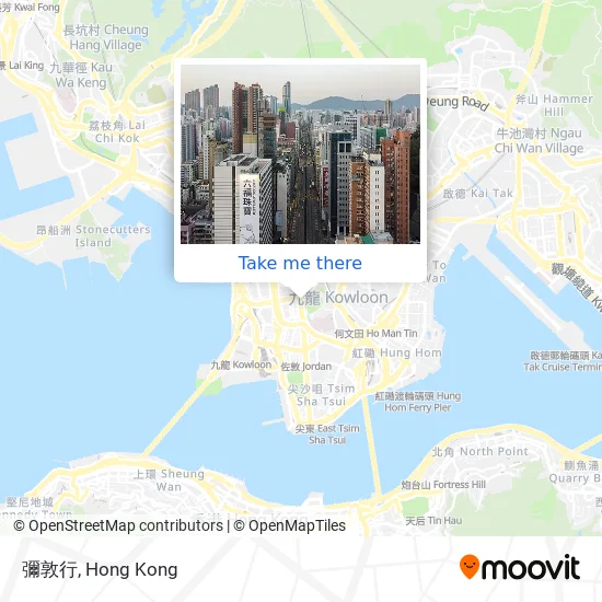 彌敦行地圖