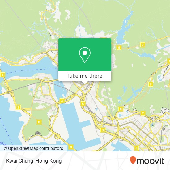 Kwai Chung map