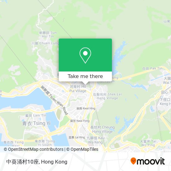中葵涌村10座 map