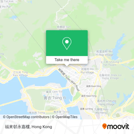 福來邨永嘉樓地圖