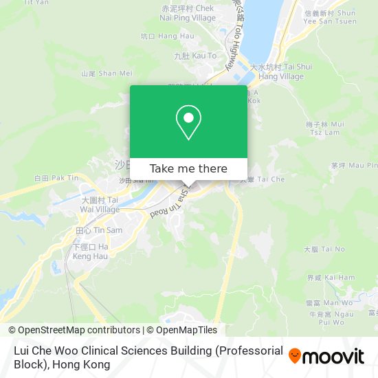 Lui Che Woo Clinical Sciences Building (Professorial Block)地圖