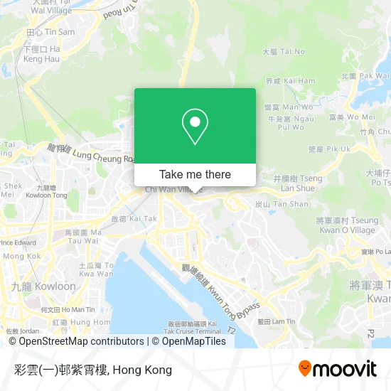 彩雲(一)邨紫霄樓地圖