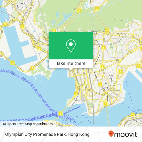 Olympian City Promenade Park地圖
