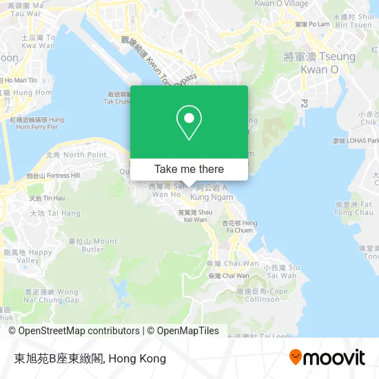 東旭苑B座東緻閣地圖