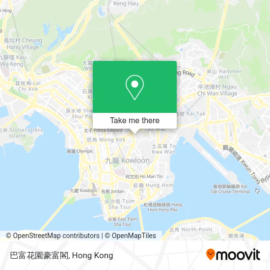 巴富花園豪富閣地圖