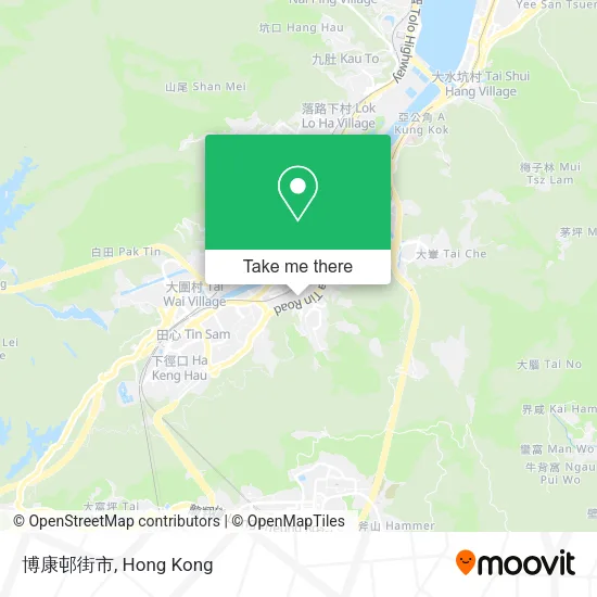 博康邨街市地圖