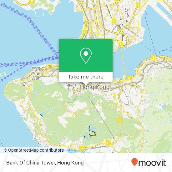 Bank Of China Tower map