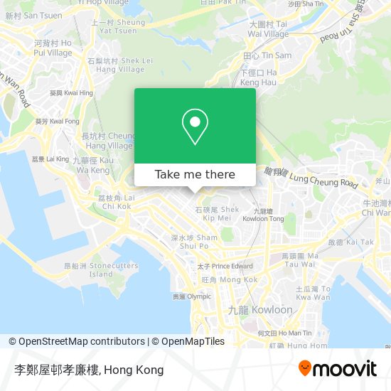 李鄭屋邨孝廉樓 map