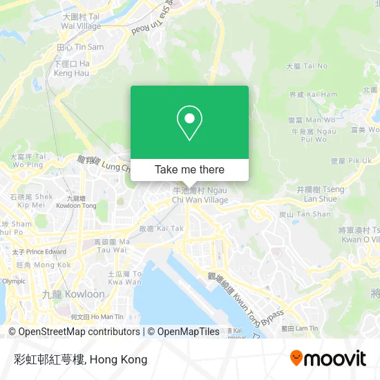 彩虹邨紅萼樓地圖