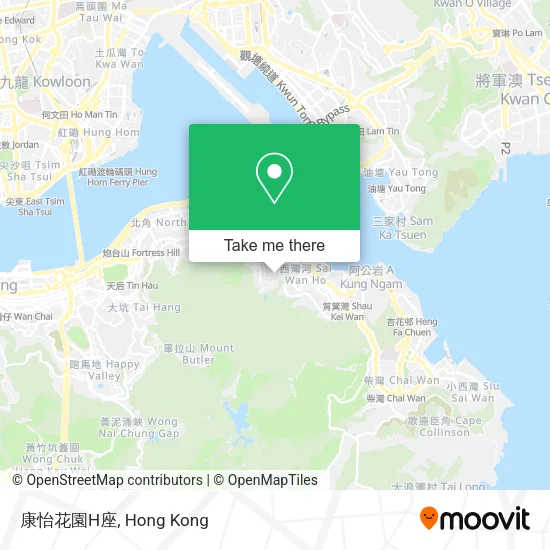 康怡花園H座地圖