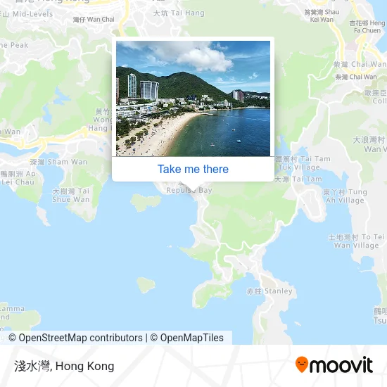 淺水灣地圖
