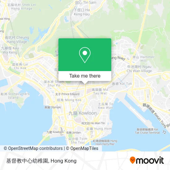 基督教中心幼稚園 map