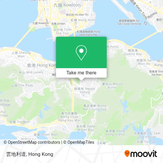 雲地利道 map