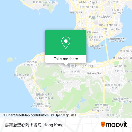 嘉諾撒聖心商學書院地圖