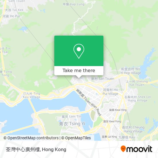 荃灣中心廣州樓 map