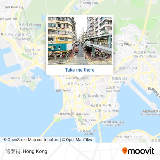 通菜街地圖