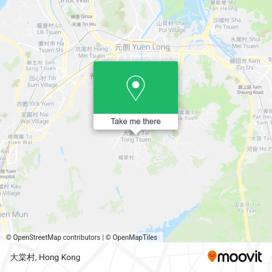 大棠村 map