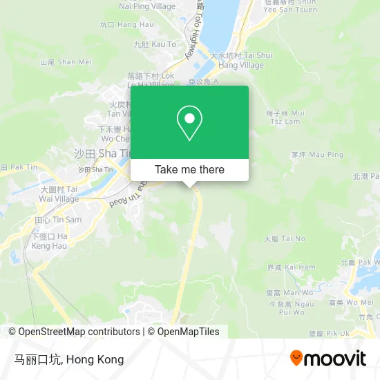 马丽口坑 map