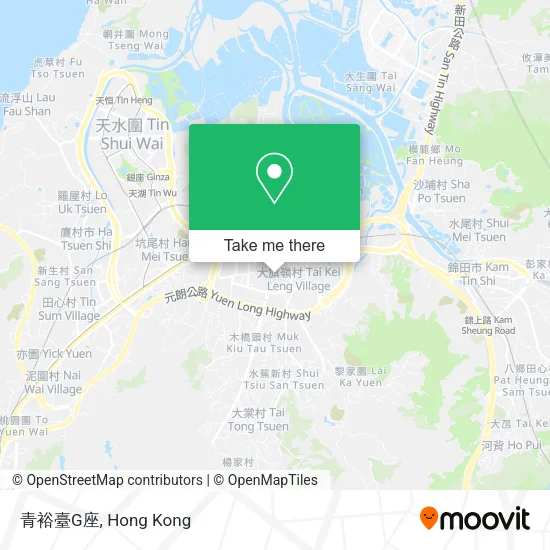 青裕臺G座地圖