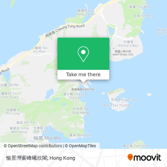 愉景灣蘅峰曦欣閣 map