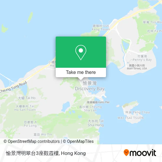 愉景灣明翠台3座觀霞樓 map