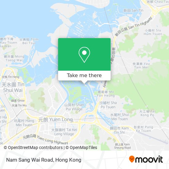 Nam Sang Wai Road map