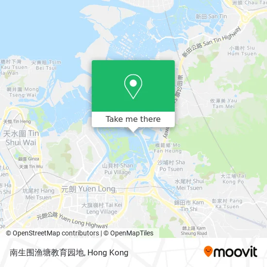 南生围渔塘教育园地地圖