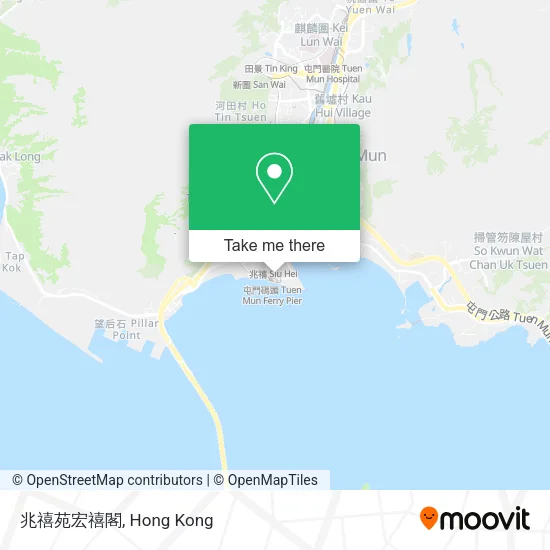 兆禧苑宏禧閣地圖