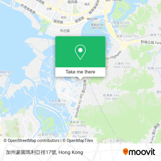 加州豪園瑪利亞徑17號地圖