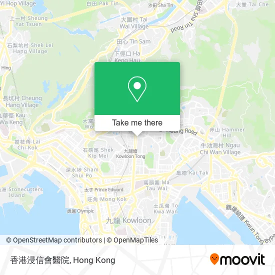 香港浸信會醫院 map