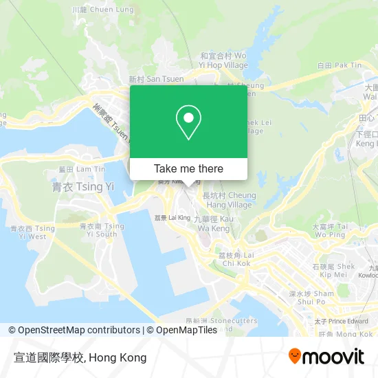 宣道國際學校 map