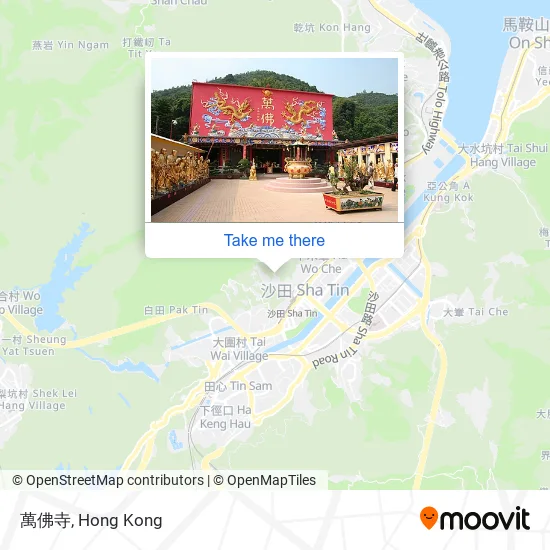 萬佛寺 map