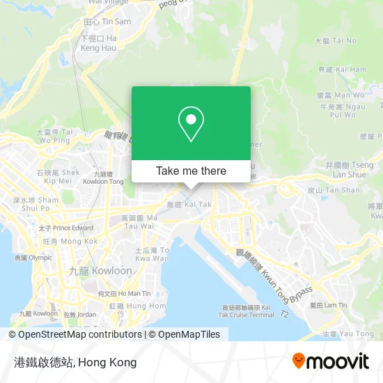 港鐵啟德站地圖