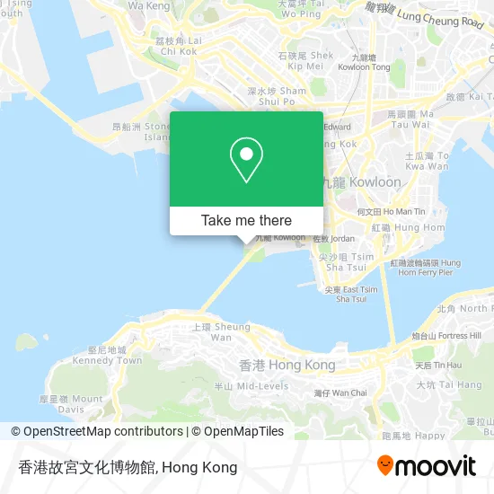 香港故宮文化博物館地圖
