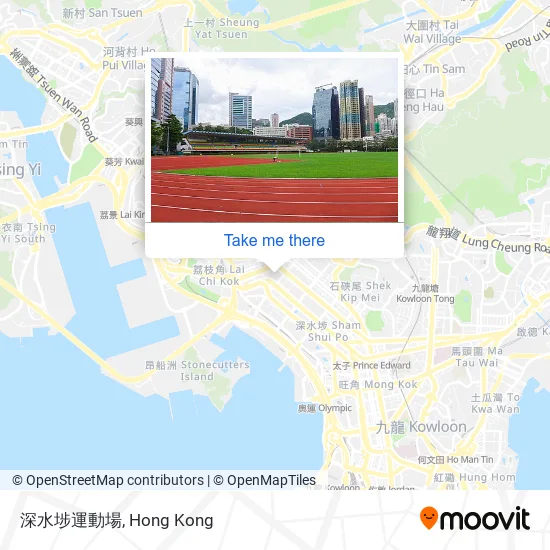 深水埗運動場 map