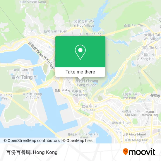 百份百餐廳地圖