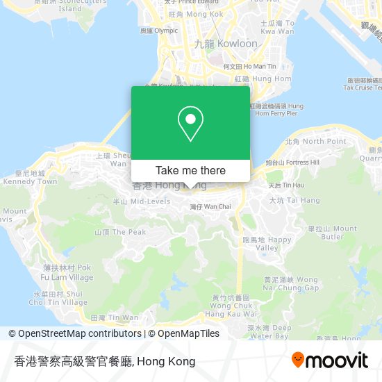 香港警察高級警官餐廳 map