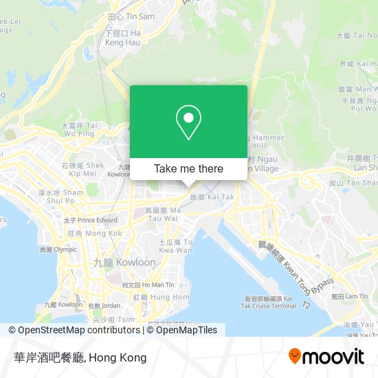 華岸酒吧餐廳 map