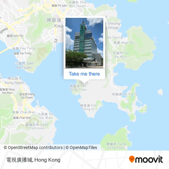 電視廣播城地圖