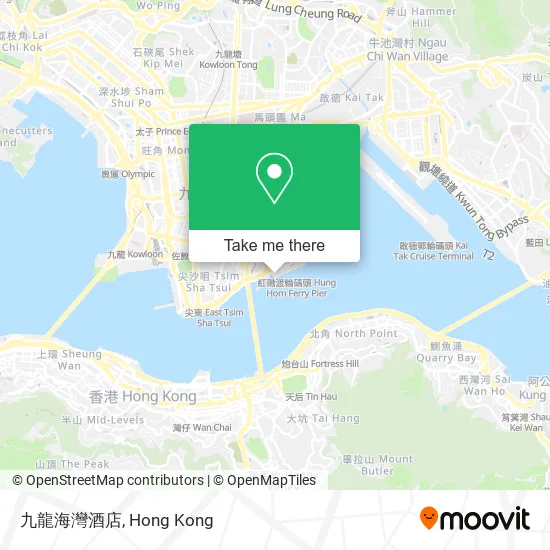九龍海灣酒店地圖