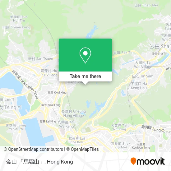金山 「馬騮山」 map